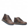 Pantofi casual  barbati 4110 brown+cafe