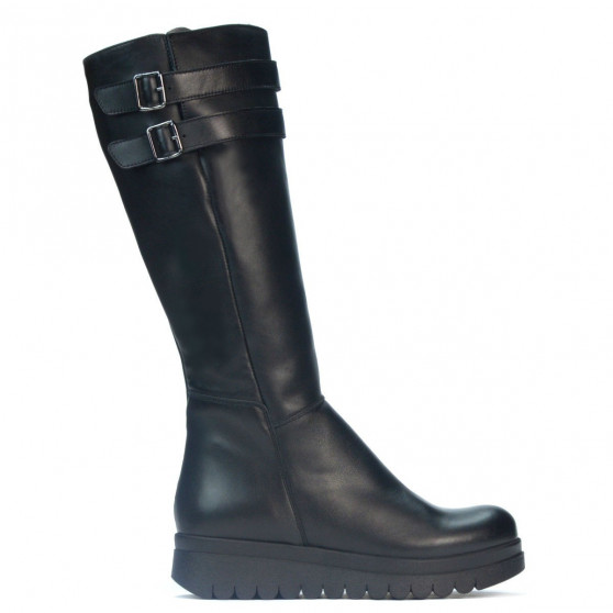 Women knee boots 3340 black