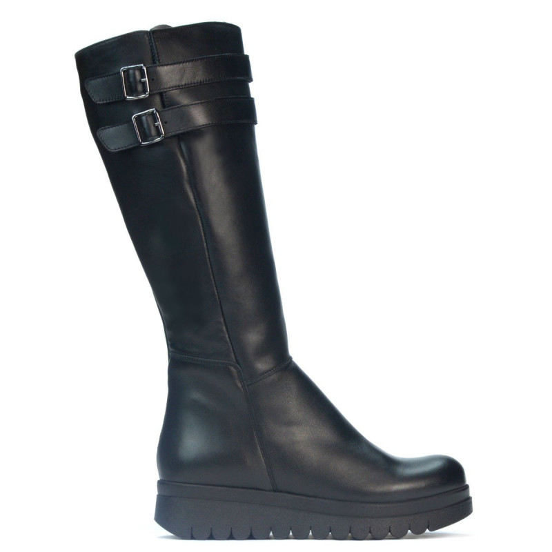 Women knee boots 3340 black