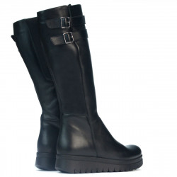 Women knee boots 3340 black