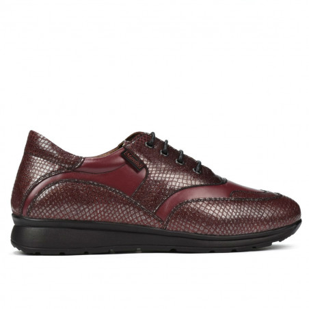 Pantofi sport/casual dama 6005 bordo combined