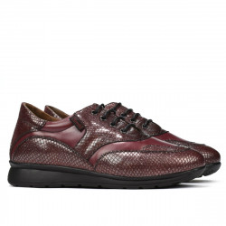 Pantofi sport/casual dama 6005 bordo combined