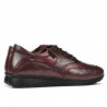 Pantofi sport/casual dama 6005 bordo combined