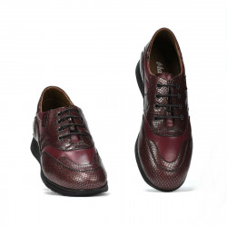 Pantofi sport/casual dama 6005 bordo combined