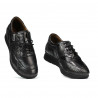 Pantofi sport/casual dama 6005 black combined