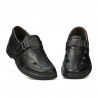 Men loafers, moccasins 897 black
