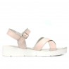 Women sandals 5049-1 pudra