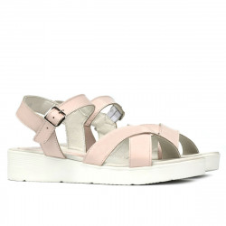 Women sandals 5049-1 pudra