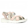 Women sandals 5049-1 pudra