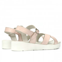 Women sandals 5049-1 pudra
