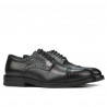 Men stylish, elegant shoes (large size) 896m black