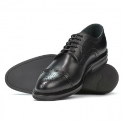Men stylish, elegant shoes (large size) 896m black