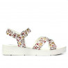 Women sandals 5049-1 floral multicolor