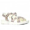 Women sandals 5049-1 floral multicolor