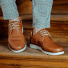 Men casual shoes 889 cognac