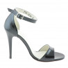 Women sandals 1238 patent black 