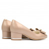 Women stylish, elegant shoes 1270 cappuccino