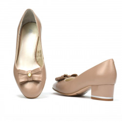 Women stylish, elegant shoes 1270 cappuccino