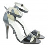 Women sandals 1238 patent black 