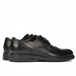 Men stylish, elegant shoes 894 black
