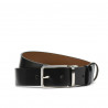 Men belt 35b bicolored black+brown