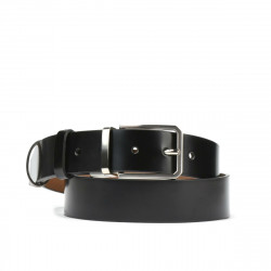 Men belt 35b bicolored black+brown