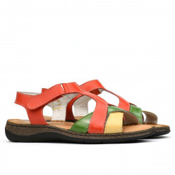 Women sandals 5046 orange combined