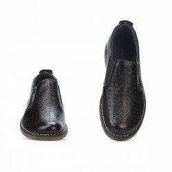 Men casual shoes 7200p cafe perforated