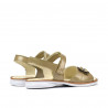 Small children sandals 55c patent beige