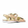 Small children sandals 55c patent ivory
