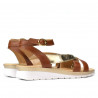 Women sandals 5060 brown combined