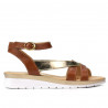Women sandals 5060 brown combined