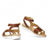 Women sandals 5060 brown combined