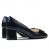 Women stylish, elegant shoes 1274 indigo pearl