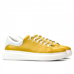 Women sport shoes 6008 yellow combined