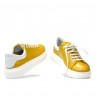 Women sport shoes 6008 yellow combined