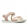 Children sandals 527 pudra pearl