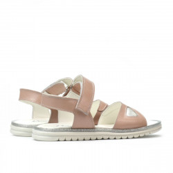 Children sandals 527 pudra pearl