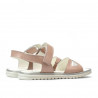 Children sandals 527 pudra pearl