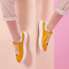 Women sport shoes 6008 yellow combined