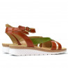 Women sandals 5060 orange combined