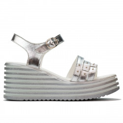 Women sandals 5064 silver 
