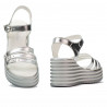 Women sandals 5064 silver 