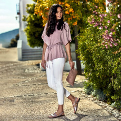 Women sandals 5059 pink prafuit lifestyle