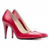 Women stylish, elegant shoes 1246 red