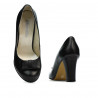Women stylish, elegant shoes 1245 black