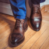 Men stylish, elegant shoes 896 a cafe