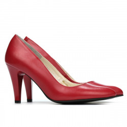 Women stylish, elegant shoes 1234 red