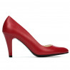 Women stylish, elegant shoes 1234 red