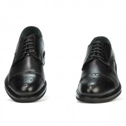 Men stylish, elegant shoes (large size) 896m black